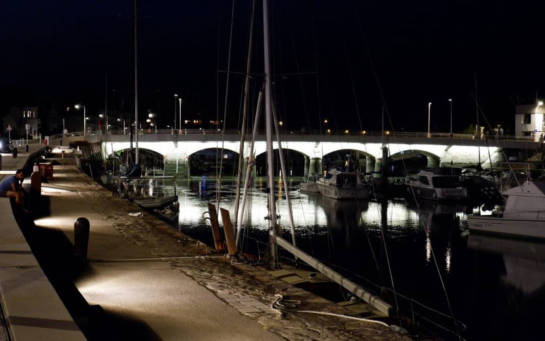 Le pont éclairé