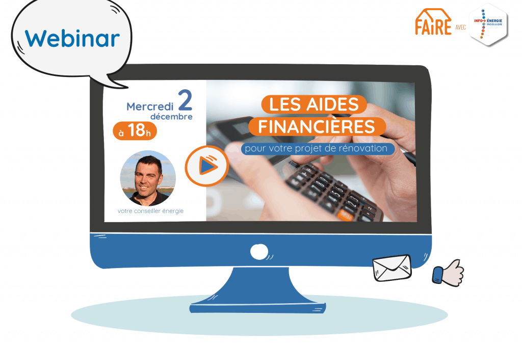 Aides financières à la rénovation : webinaire le 2 décembre