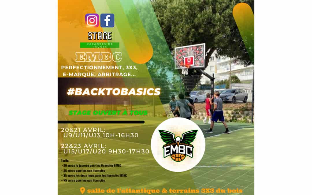 Backtobasics – Stages mixtes de basket