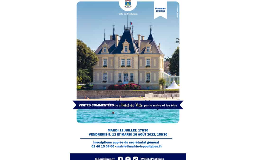 Visites commentées de l’Hôtel de Ville par le maire