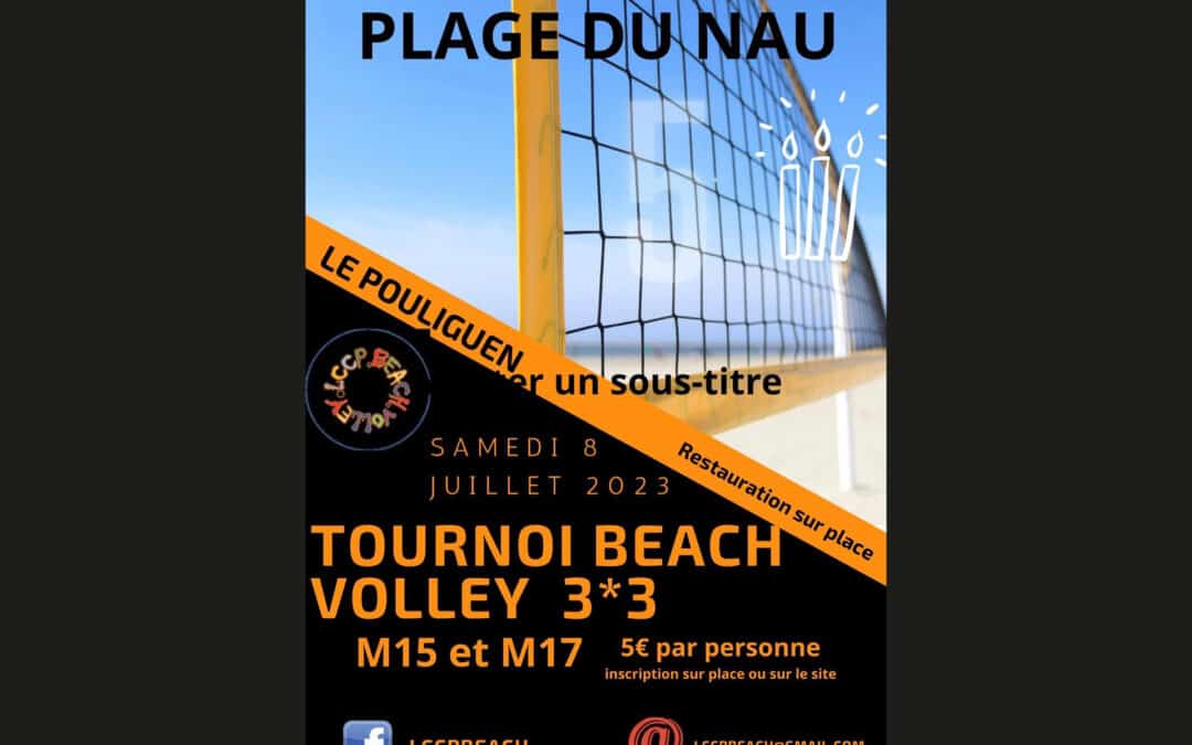 Tournoi de beach-volley
