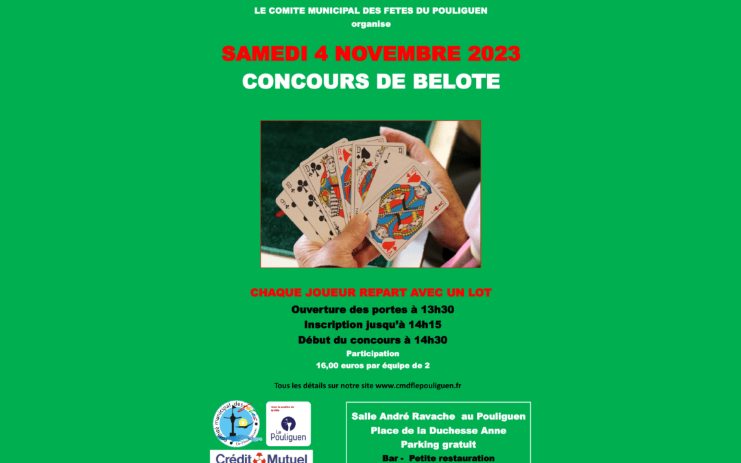 CONCOURS DE BELOTE