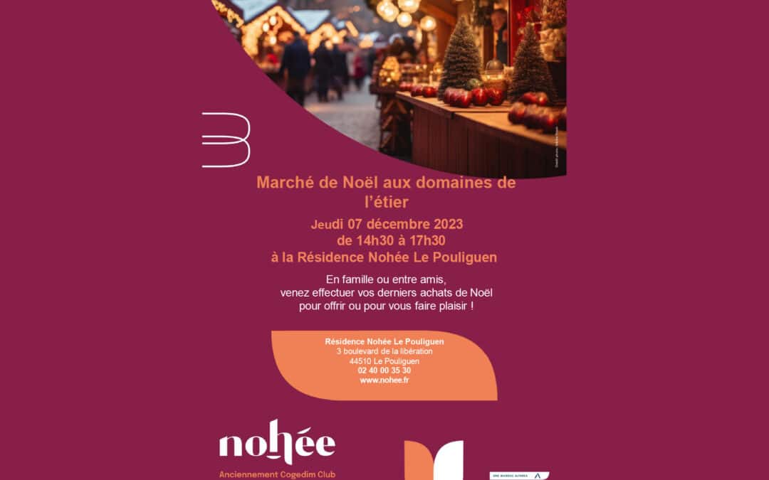 MARCHÉ DE NOËL DE LA RÉSIDENCE AUTONOMIE
