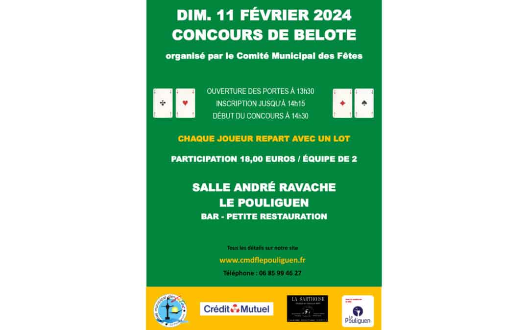 CONCOURS DE BELOTE