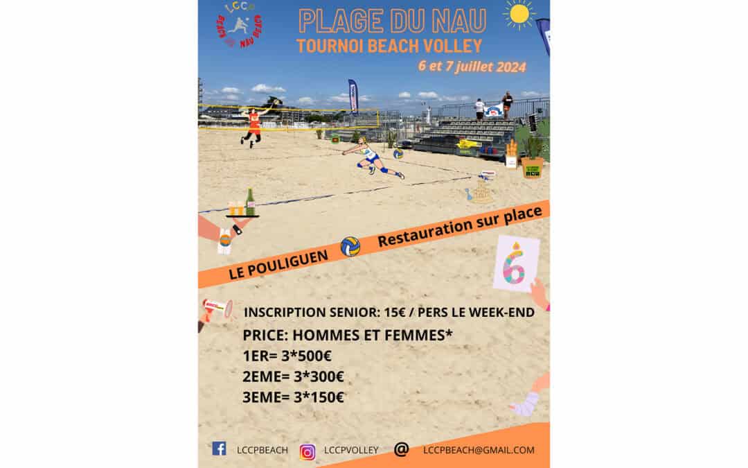 TOURNOI DE BEACH VOLLEY
