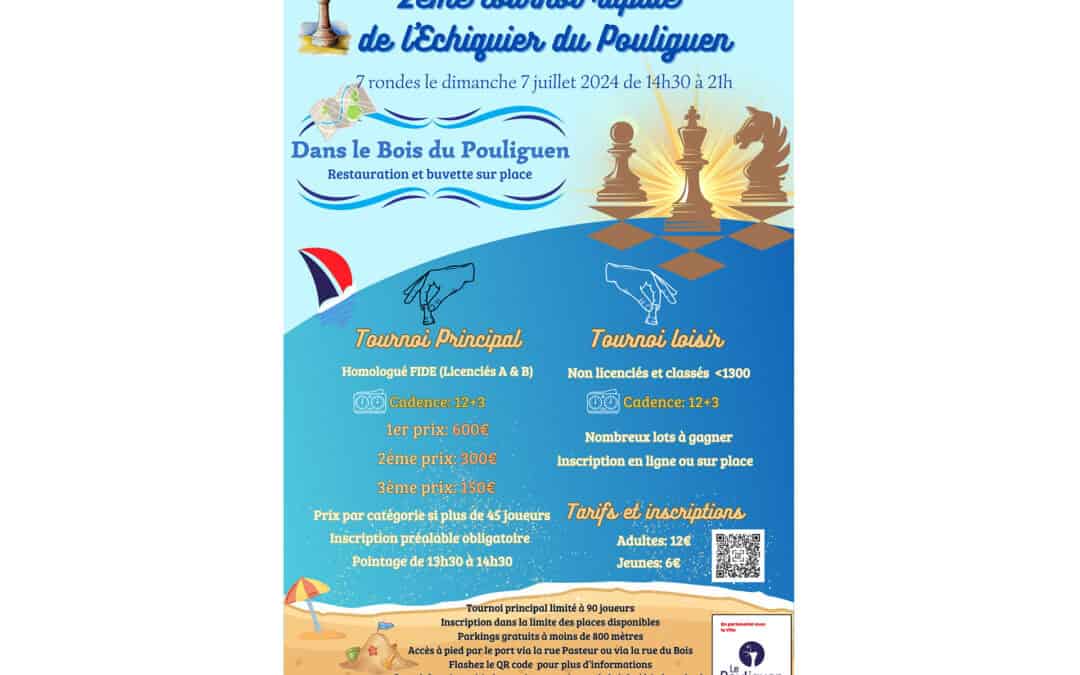 TOURNOI RAPIDE D’ÉCHECS