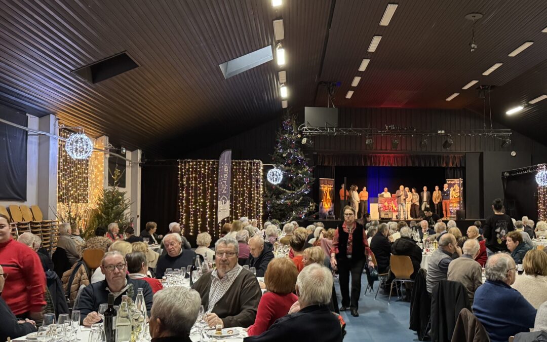 MERCREDI 12 NOVEMBRE : INSCRIPTIONS UNIQUEMENT POUR LE DEJEUNER DE NOËL DES AÎNES