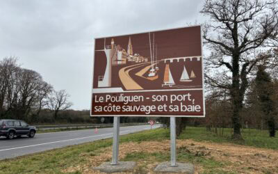 Le Pouliguen a désormais son panneau sur la Route Bleue !