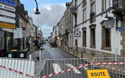 Effondrement partiel d’un plafond rue du Général Leclerc