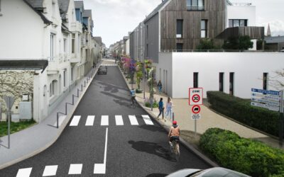 Aménagement de la rue du Croisic // Reprise des travaux