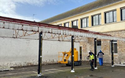 Chantier du site Paul Lesage : pause technique après désamiantage