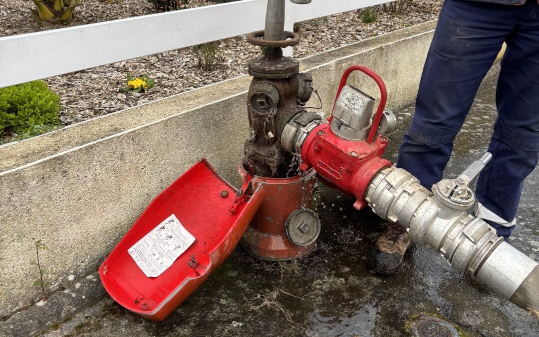 Vérification des poteaux incendie du 1er au 8 avril