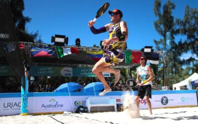 Le tennis s’invite sur le sable de la plage du Nau